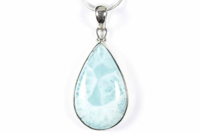 Stunning Larimar Pendant (Necklace) - Sterling Silver #352180